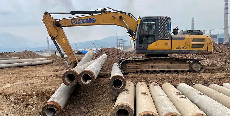 Construction of XE215DA Big K Qingshan Earthwork Nickel Mine