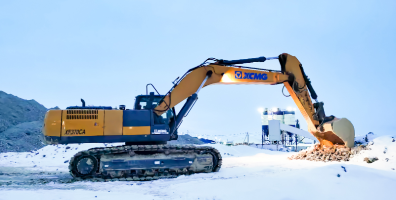 XE370CA Earthwork Construction in Novgorod Oblast, Russia 02
