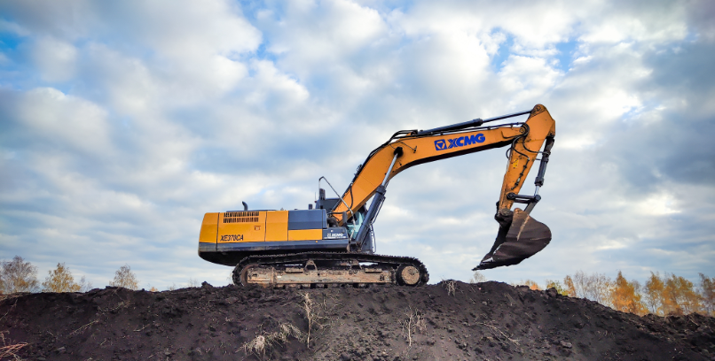 XE370CA Earthwork Construction in Novgorod Oblast, Russia 01