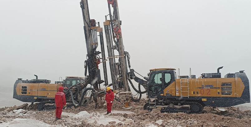Construction of XQZ152 Blast Hole in Qinghai Copper Mine