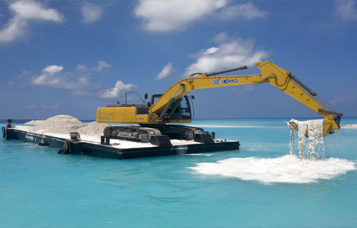Excavators in Maldives