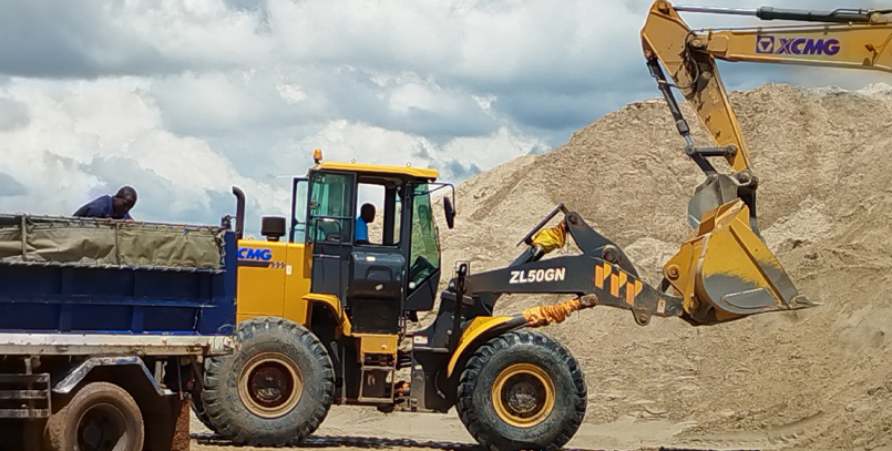 ZL50GN Uganda sand and gravel plant