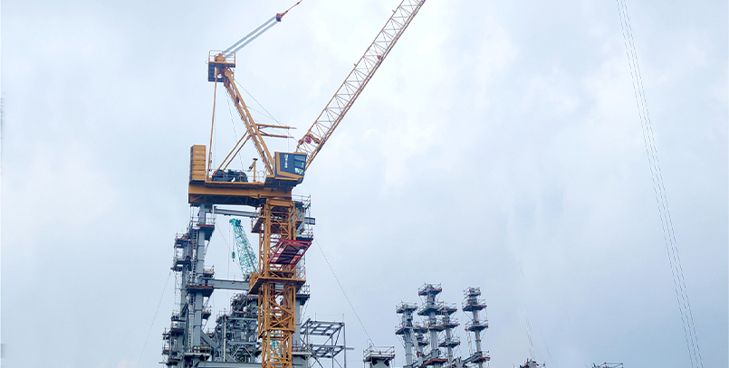 XGL300-20S assists in the construction of Bangladesh power plant project
