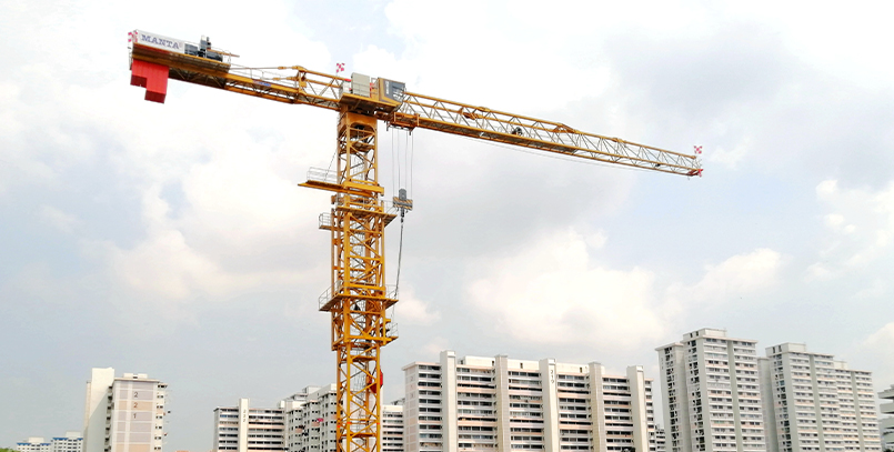13-XGT600E-32S assists in the construction of BISHAN TOWERS project in Singapore